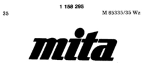 mita Logo (DPMA, 06/29/1989)