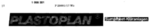 PLASTOPLAN Sumpfbeet-Kläranlagen Logo (DPMA, 20.11.1982)