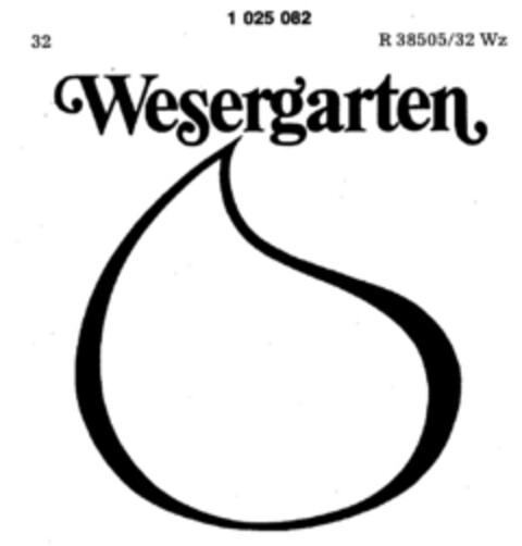 Wesergarten Logo (DPMA, 20.01.1981)