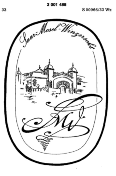 Saar-Mosel-Winzersekt SMW Logo (DPMA, 10/05/1990)