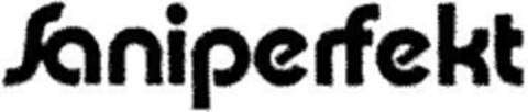 Saniperfekt Logo (DPMA, 12.04.1994)