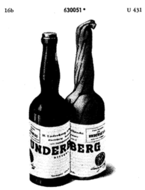 UNDERBERG Logo (DPMA, 07.07.1952)