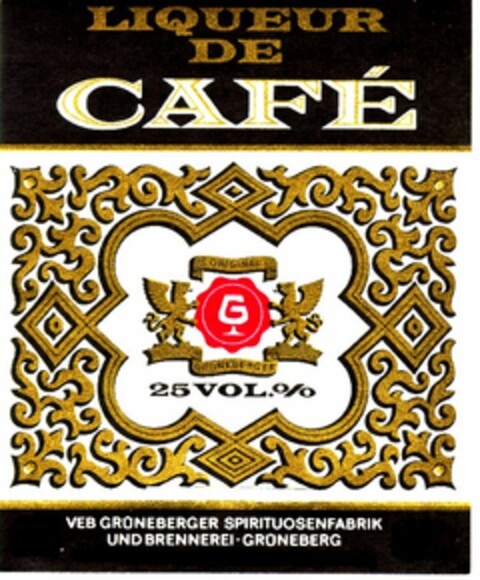 LIQUEUR DE CAFE Logo (DPMA, 16.06.1978)