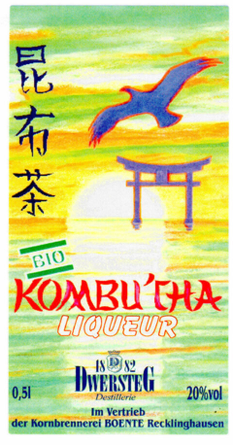 BIO KOMBU'CHA LIQUEUR Logo (DPMA, 15.02.2000)