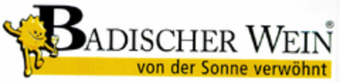 BADISCHER WEIN von der Sonne verwöhnt Logo (DPMA, 04.07.2001)