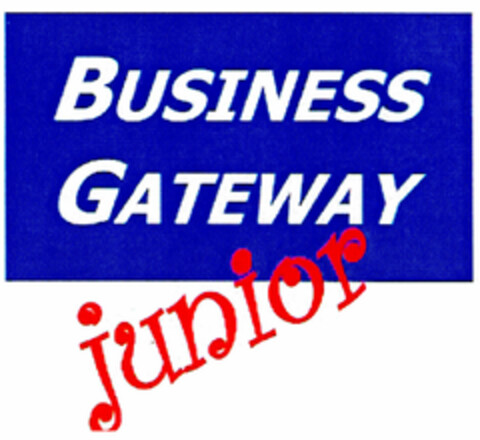 BUSINESS GATEWAY junior Logo (DPMA, 07/09/2001)