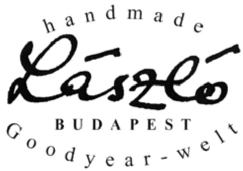 handmade László BUDAPEST Goodyear-welt Logo (DPMA, 16.04.2009)