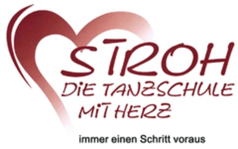 STROH DIE TANZSCHULE MIT HERZ immer einen Schritt voraus Logo (DPMA, 14.07.2015)