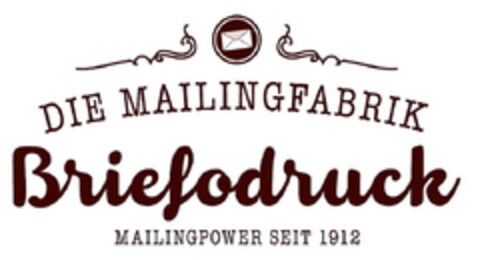 DIE MAILINGFABRIK Briefodruck MAILINGPOWER SEIT 1912 Logo (DPMA, 12/03/2015)