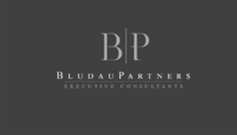 B|P BLUDAU PARTNERS EXECUTIVE CONSULTANTS Logo (DPMA, 21.06.2016)