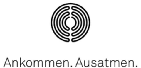 Ankommen. Ausatmen. Logo (DPMA, 02/28/2017)