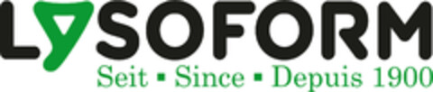 LYSOFORM Seit · Since · Depuis 1900 Logo (DPMA, 05/13/2020)