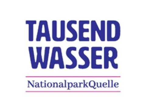 TAUSEND WASSER NationalparkQuelle Logo (DPMA, 03.07.2020)