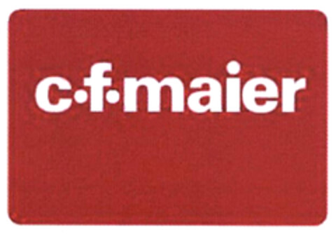 c·f·maier Logo (DPMA, 07/05/2021)