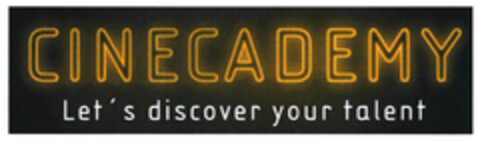 CINECADEMY Let's discover your talent Logo (DPMA, 11.04.2022)