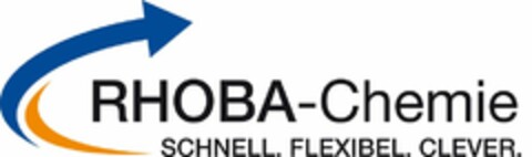 RHOBA-Chemie SCHNELL. FLEXIBEL. CLEVER. Logo (DPMA, 14.09.2023)