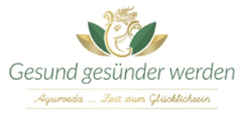 Gesund gesünder werden Ayurveda ... Zeit zum Glücklichsein Logo (DPMA, 11.10.2023)