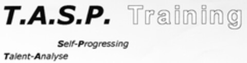 T.A.S.P. Training Self-Progressing Talent-Analyse Logo (DPMA, 13.06.2002)