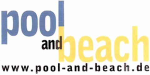 pool and beach www.pool-and-beach.de Logo (DPMA, 01/15/2004)