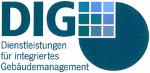 DIG Dienstleistungen für integriertes Gebäudemanagement Logo (DPMA, 06/01/2004)