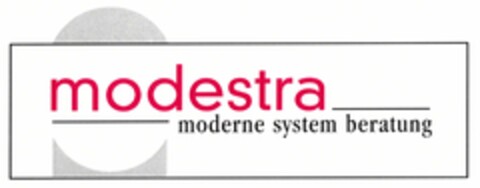 modestra moderne system beratung Logo (DPMA, 14.07.2004)