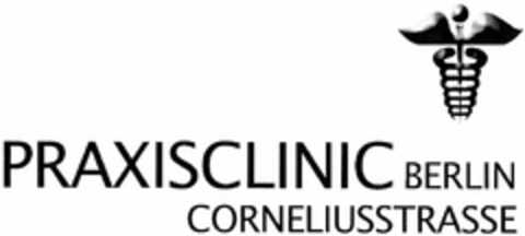 PRAXISCLINIC BERLIN CORNELIUSSTRASSE Logo (DPMA, 11.08.2004)