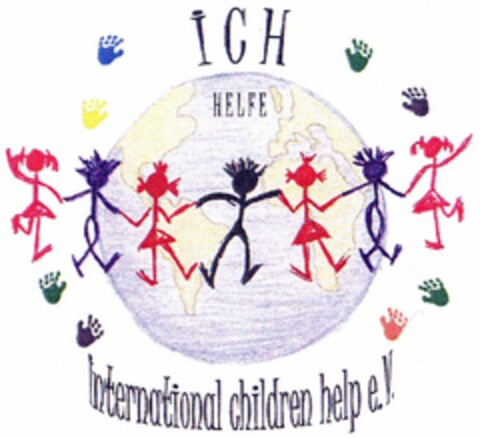 ICH HELFE International children help e.V. Logo (DPMA, 06/01/2006)