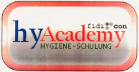 fidicon hyAcademy HYGIENE-SCHULUNG Logo (DPMA, 08/23/2007)