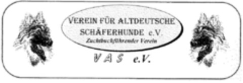 VEREIN FÜR ALTDEUTSCHE SCHÄFERHUNDE e.V. Logo (DPMA, 05/15/1996)