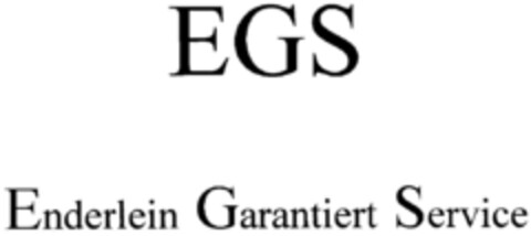 EGS Enderlein Garantiert Service Logo (DPMA, 20.05.1997)