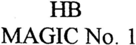 HB MAGIC No. 1 Logo (DPMA, 06/13/1997)