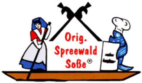 Orig. Spreewald Soße Logo (DPMA, 25.11.1998)