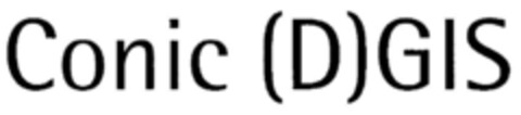 Conic (D)GIS Logo (DPMA, 22.05.1999)