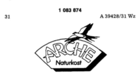 ARCHE Naturkost Logo (DPMA, 12.01.1985)
