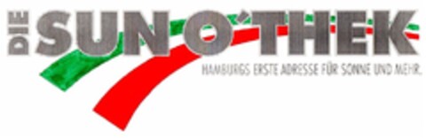 DIE SUN O'THEK HAMBURGS ERSTE ADRESSE FÜR SONNE UND MEHR. Logo (DPMA, 01.07.1993)