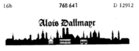 Alois Dallmayr Logo (DPMA, 06/20/1961)