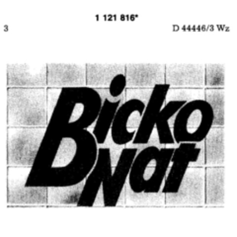 Bicko Nat Logo (DPMA, 18.03.1988)