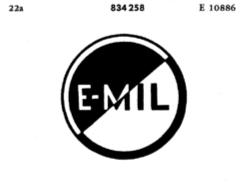 E-MIL Logo (DPMA, 21.04.1965)