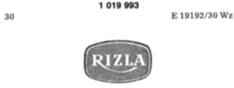 RIZLA Logo (DPMA, 26.02.1977)