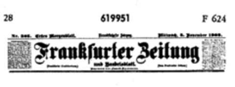 Frankfurter Zeitung Logo (DPMA, 06.05.1950)