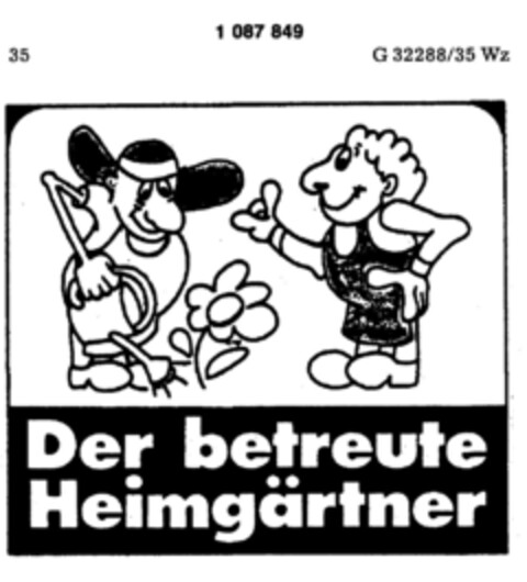 Der betreute Heimgärtner Logo (DPMA, 04.05.1985)