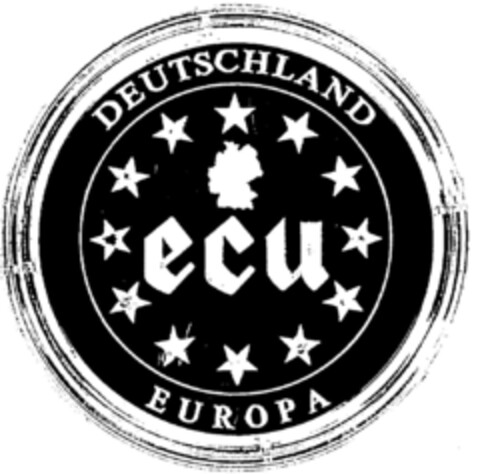 ecu DEUTSCHLAND EUROPA Logo (DPMA, 21.10.1994)