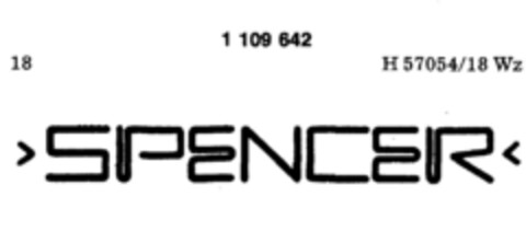 SPENCER Logo (DPMA, 13.12.1986)