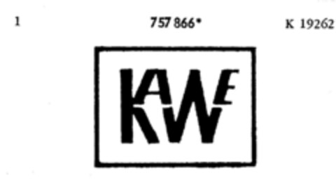 KAWE Logo (DPMA, 12.10.1961)