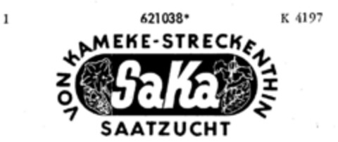 SaKa SAATZUCHT Logo (DPMA, 12.04.1952)