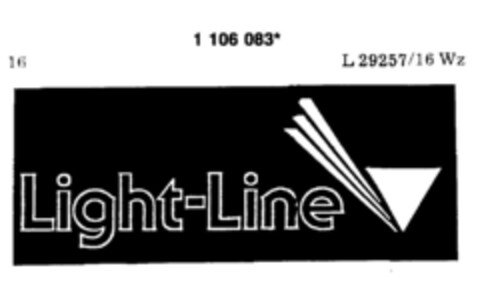 Light-Line Logo (DPMA, 12.07.1986)