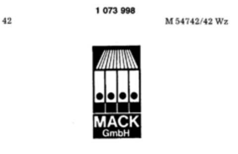 MACK GmbH Logo (DPMA, 10.05.1984)