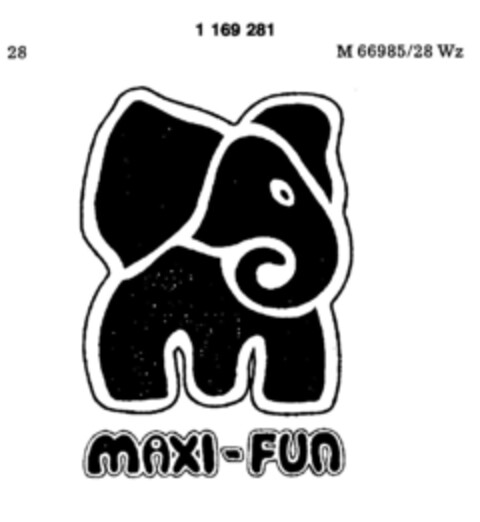 MAXI-FUN Logo (DPMA, 03/16/1990)