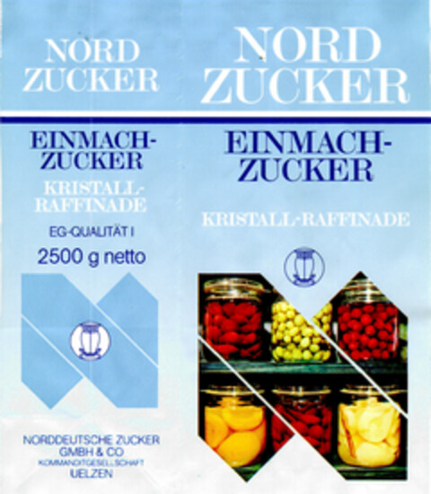 NORD ZUCKER EINMACH-ZUCKER Logo (DPMA, 04/28/1982)