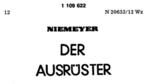 NIEMEYER DER AUSRÜSTER Logo (DPMA, 11.11.1986)